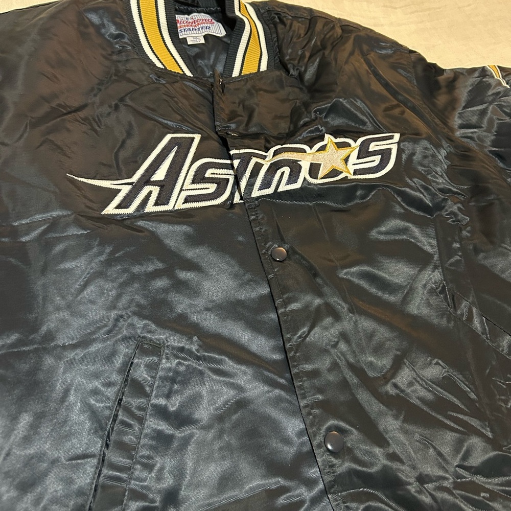 STARTER XL Diamond Collection Astros Jacket